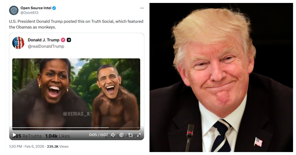 ট্রাম্প বৃহস্পতিবার তার সামাজিক যোগাযোমাধ্যম অ্যাকাউন্ট ট্রুথ সোশ্যালে একটি ব্যাঙ্গত্মক ভিডিও প্রকাশ করেন। ছবি: রয়টার্স